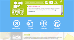Desktop Screenshot of mavillemavoix.com