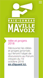Mobile Screenshot of mavillemavoix.com